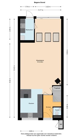 Floorplan - Beatrix Van Schagenlaan 12, 2636 HS Schipluiden